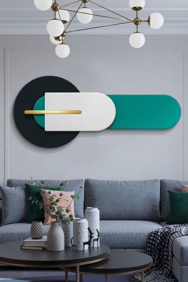 Contrast & Flow - A Modern Wooden Wall Sculpture with Bold Geometric Design