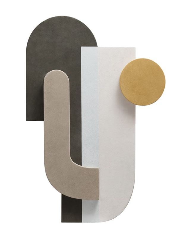 Form & Hue A Striking Modern Wooden Wall Sculpture