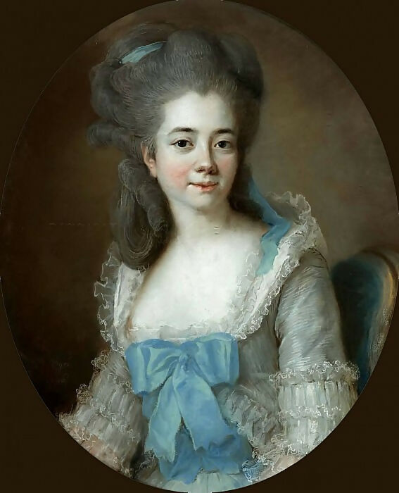 Elisabeth-Louise Vigee-Lebrun - Madame Aignan de Sanlos 50X40 Canvas