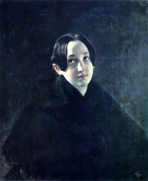 KarlPavlovichBryullov–PortraitofE.I.Durnova,wifeoftheartistI.T.Durnov.1836 50X40 Canvas