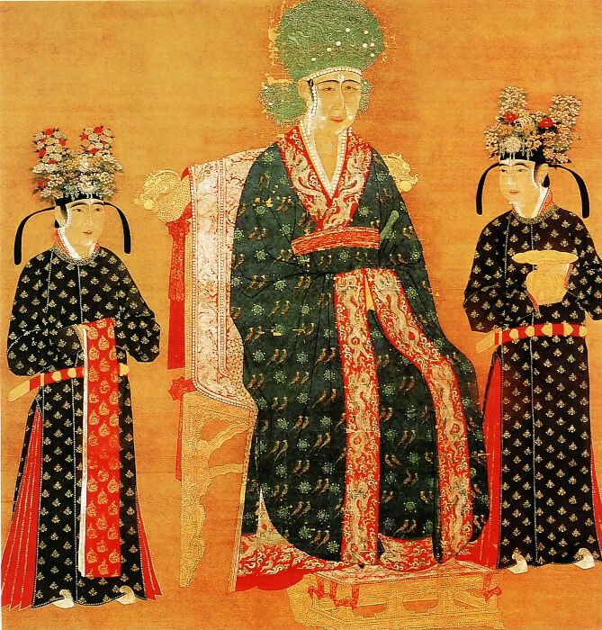Chinese Artists of the Middle Ages (佚名 - 宋仁宗皇后像) – Unknown 90x120 Canvas