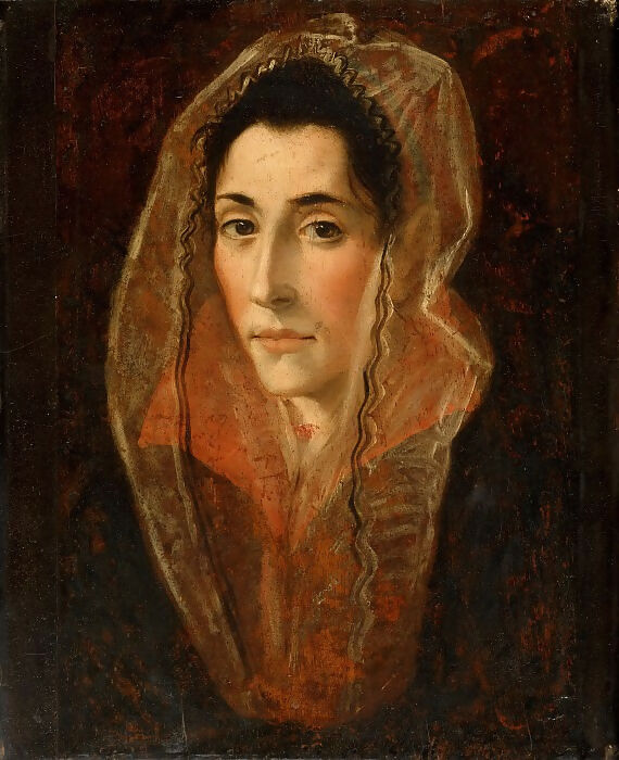 El Greco attributed – Portrait of a Lady 45x60 Canvas