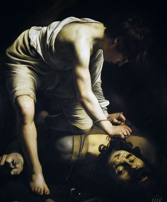 Part 1 Prado Museum – Caravaggio, Michelangelo Merisi da -- David with the Head of Goliath 90x120 Canvas