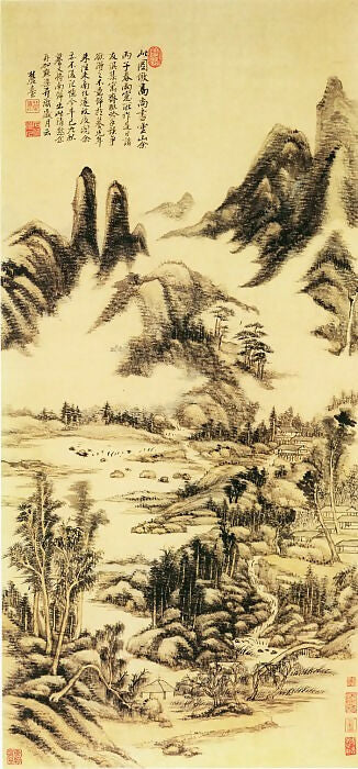 Chinese artists of the Middle Ages (佚名 - 升天图·软侯妻墓) – Unknown 140x187 Canvas
