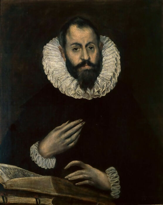 El Greco Portrait of a Man 45x60 Canvas