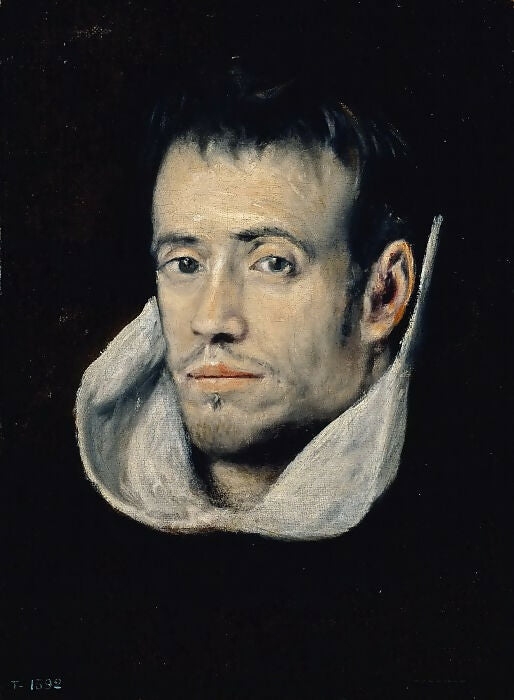 El Greco follower - Trinitarian monk 70x100 Canvas