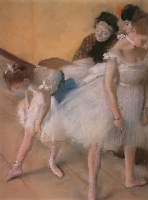 Edgar Degas - Before the Rehearsal 90x120 Canvas