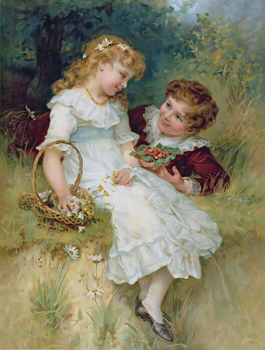 Frederick Morgan – Sweethearts 70x100 Canvas