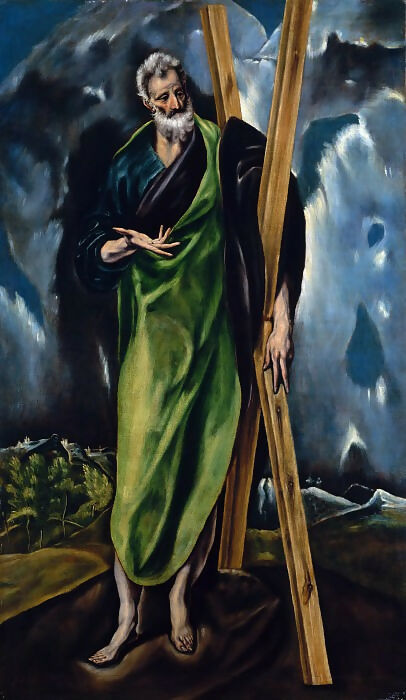 El Greco workshop - Saint Andrew 70x100 Canvas
