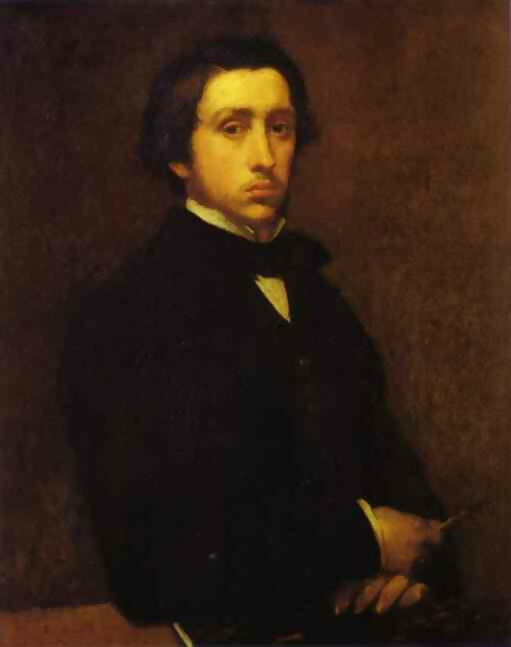 Edgar Degas - Self-portraits 50X40 Canvas