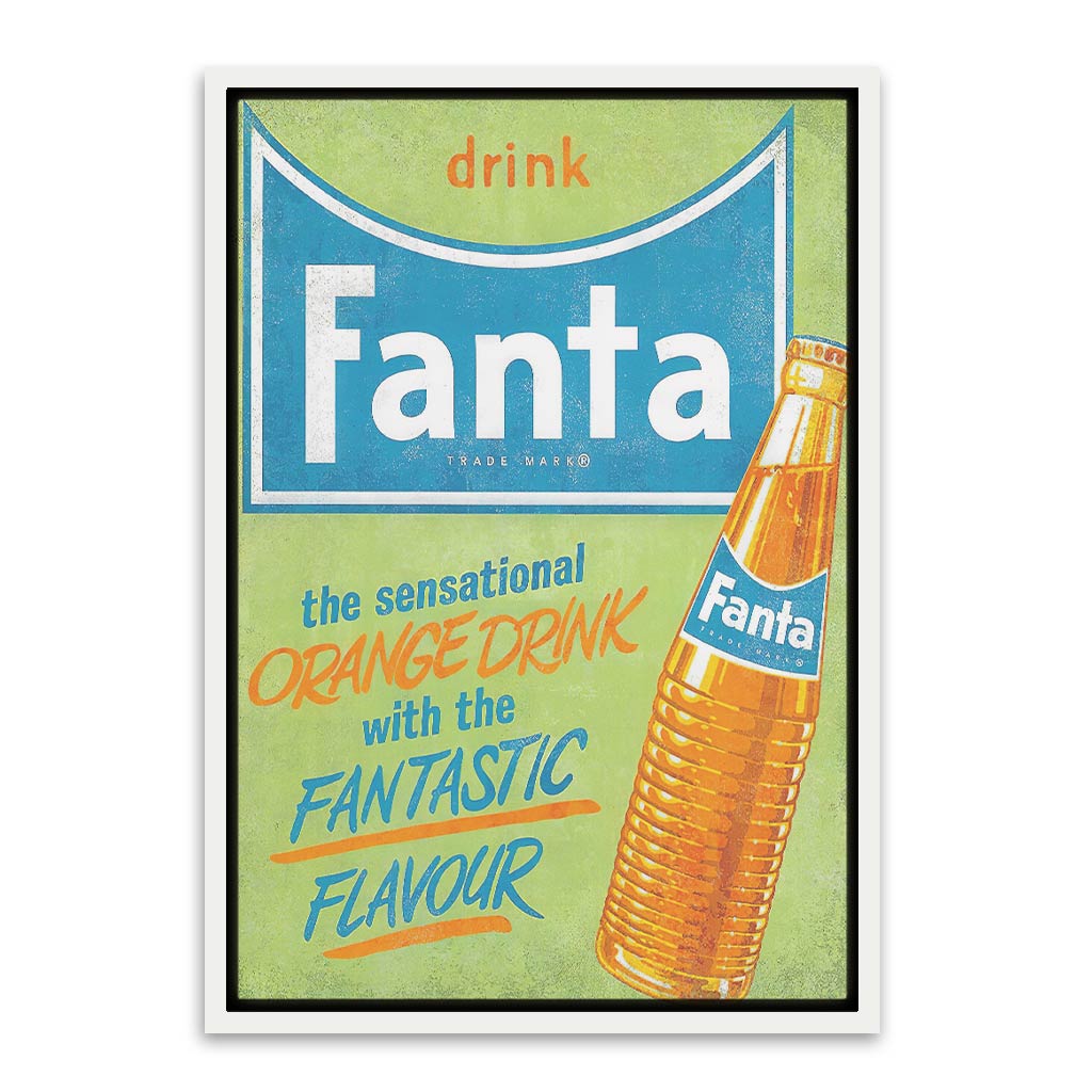 Fanta 1 White Canvas frame acrylic canvas Frames