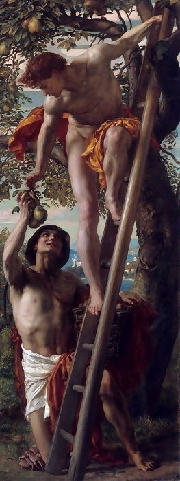 Edward John Poynter – The Golden Age 70x100 Canvas