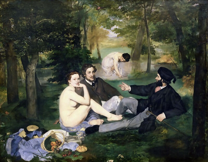 Edouard Manet – Luncheon on the Grass 140x187 Canvas