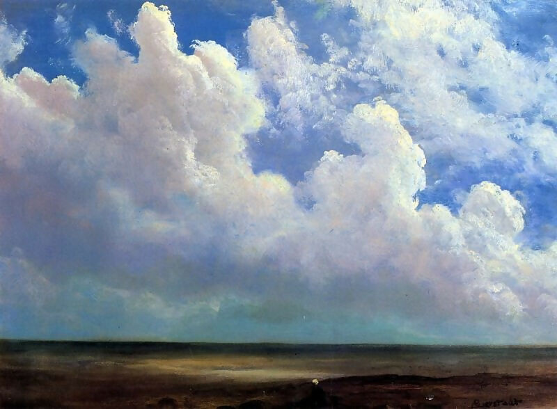 Albert Bierstadt - The Coast 140x187 Canvas
