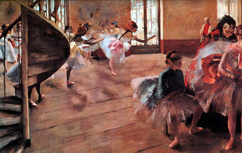 Edgar Degas - The Rehearsal 70x100 Canvas