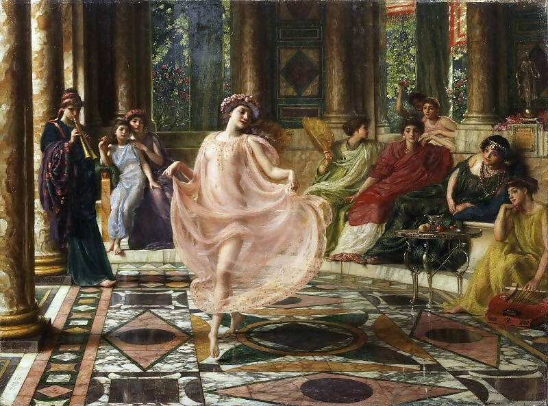 Edward John Poynter – Ionian Dance 140x187 Canvas