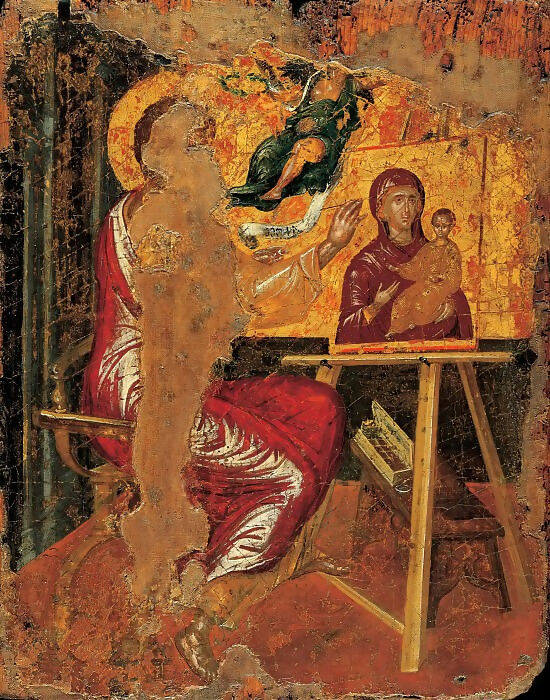El Greco - Saint Luke Painting the Madonna 45x60 Canvas