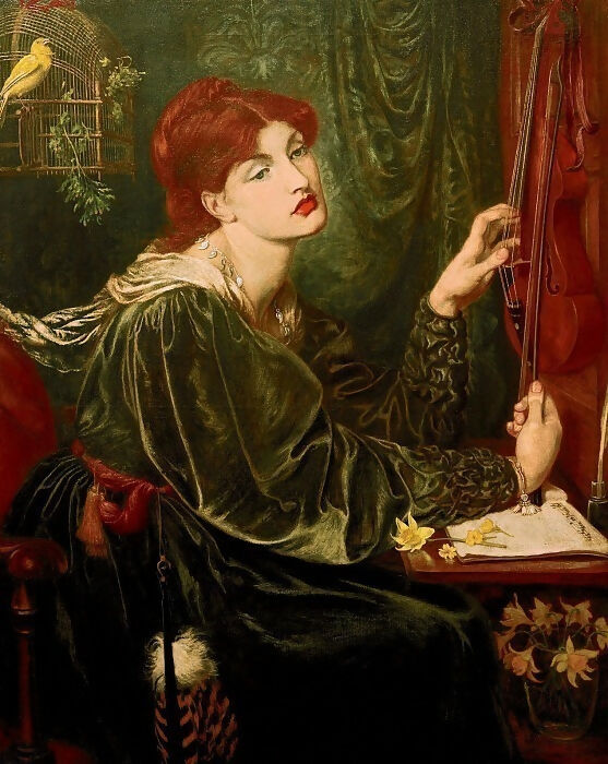 Dante Gabriel Rossetti Veronica Veronese 90x120 Canvas