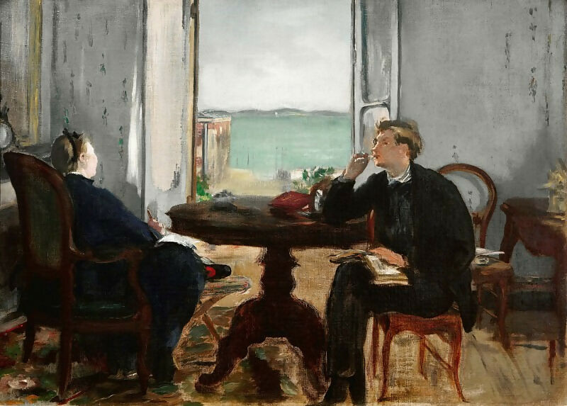 Edouard Manet – Interior at Arcachon 70x100 Canvas