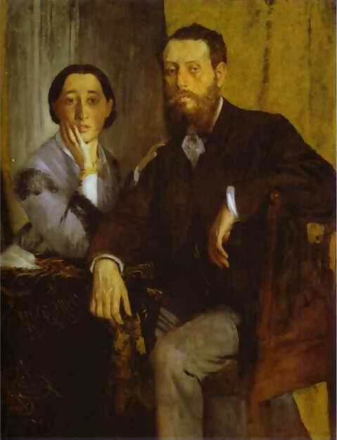 Edgar Degas Edmond and Teresa Morbilly