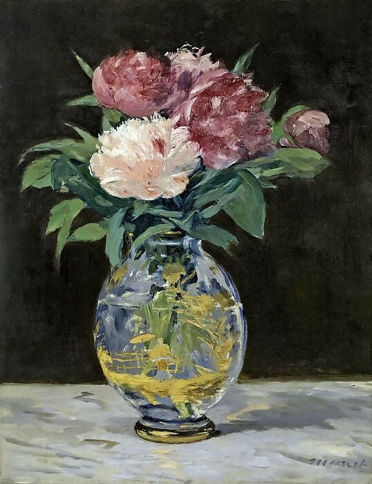 Edouard Manet – Peonies 70x100 Canvas