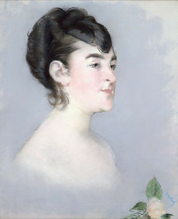 Edouard Manet – Mademoiselle Isabelle Lemonnier (1857-1926) 70x100 Canvas