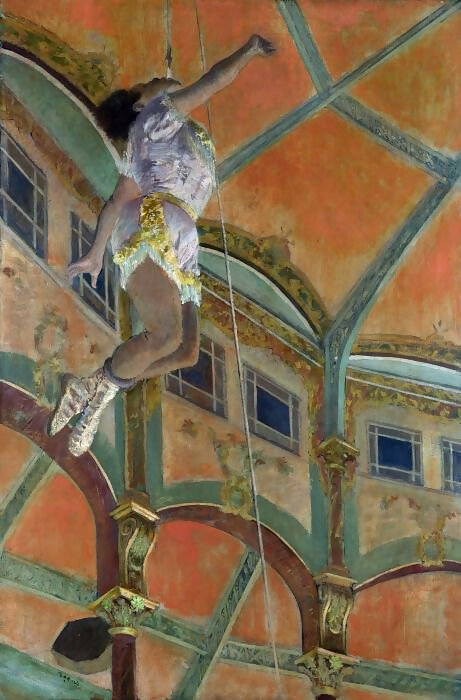 Part 3 National Gallery – Edgar Degas - Miss La La at the Fernando Circus
