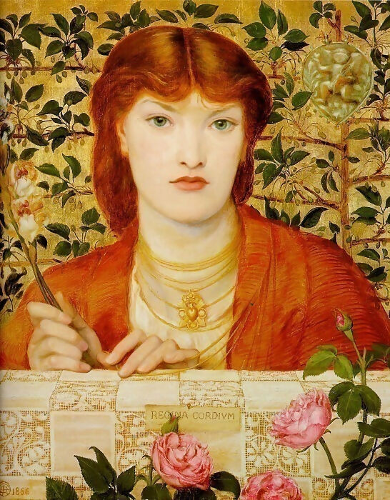 Dante Gabriel Rossetti Queen of Hearts