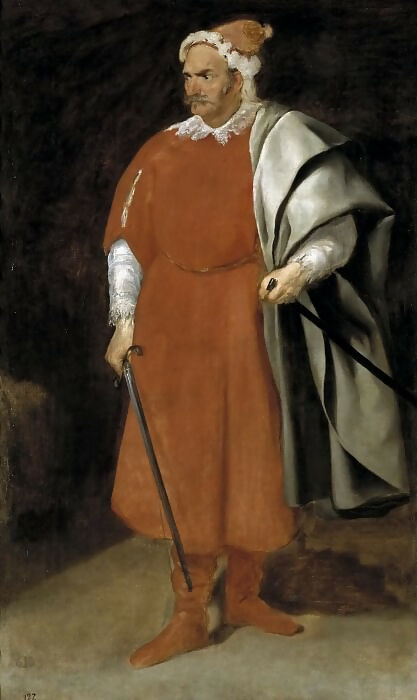 Diego Rodriguez de Silva y Velazquez – Jester Barbarossa, Don Cristobal de Castañeda y Pernia
