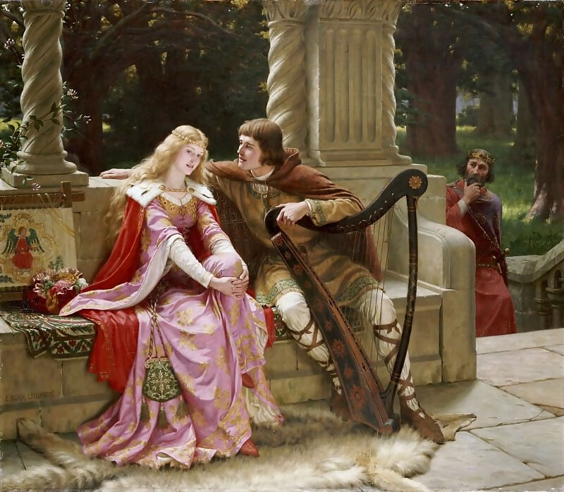 Edmund Blair Leighton – Tristan and Isolde 70x100 Canvas