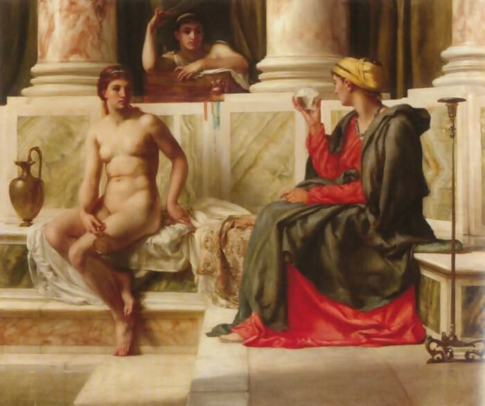 Edward John Poynter - The Prophetess 50X40 Canvas