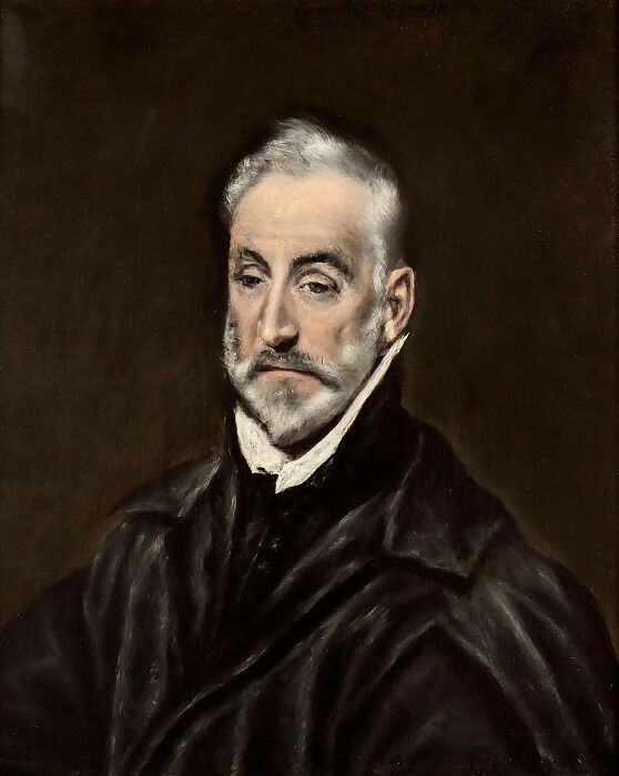 El Greco - Antonio de Covarrubias y Leyva 50X40 Canvas