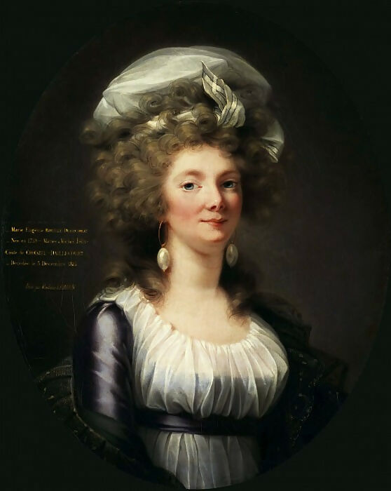 Elisabeth-Louise Vigée-Lebrun – Portrait of Marie-Eugenie Rouyer-Ducourdieu 90x120 Canvas