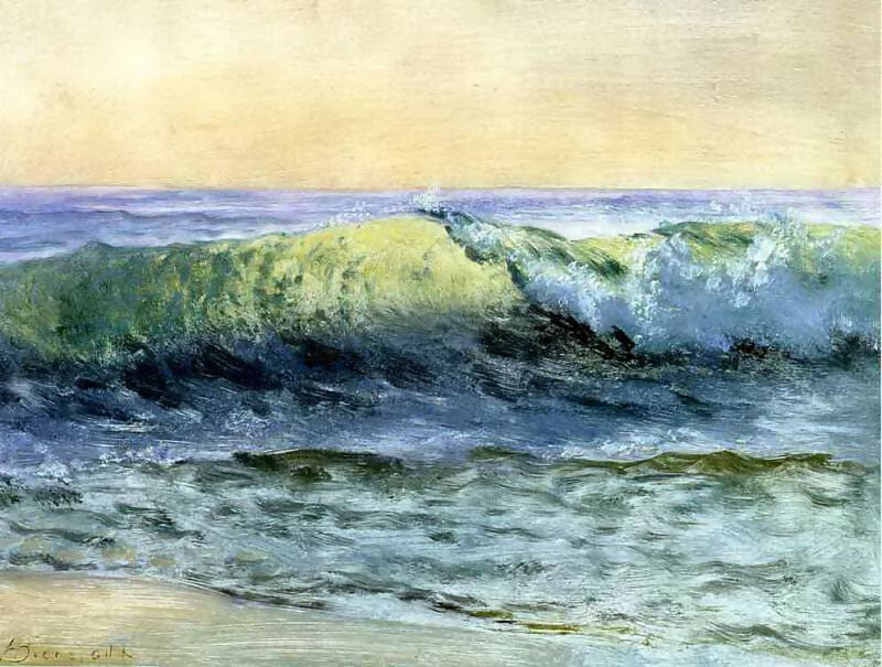 Albert Bierstadt - The Wave 50X110 Canvas