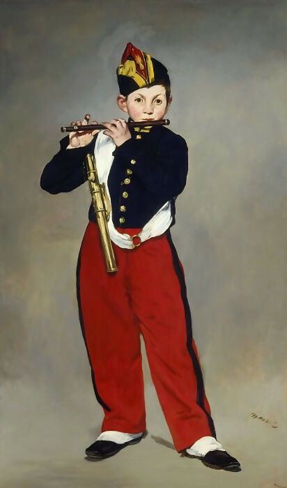 Edouard Manet – Flutist 90x120 Canvas