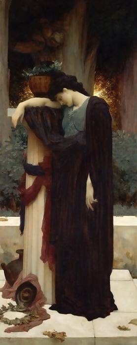 Frederic Leighton - Tears 70x100 Canvas