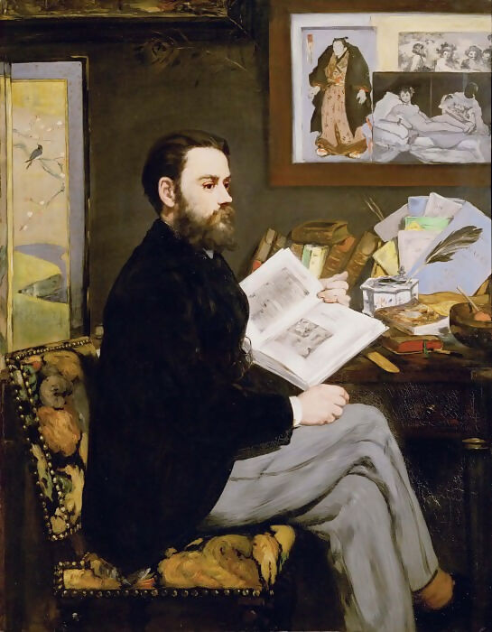 Edouard Manet – Emile Zola 90x120 Canvas
