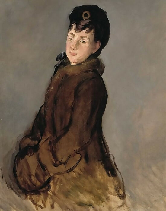 Edouard Manet – Portrait of Isabelle Lemonnier 45x60 Canvas