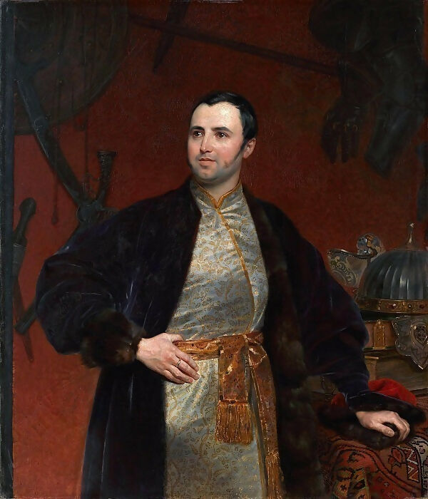KarlPavlovichBryullov–PortraitofPrinceMikhailAndreevichObolensky 90x120 Canvas