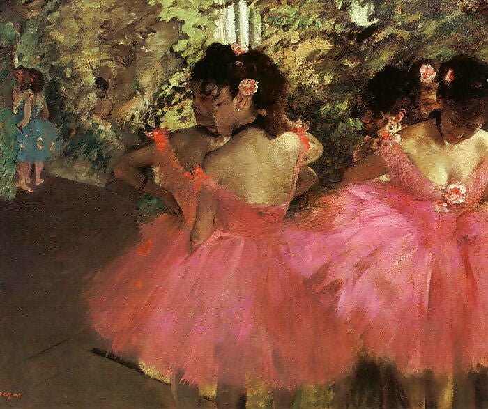 Edgar Degas - Dancers in Pink 50X40 Canvas