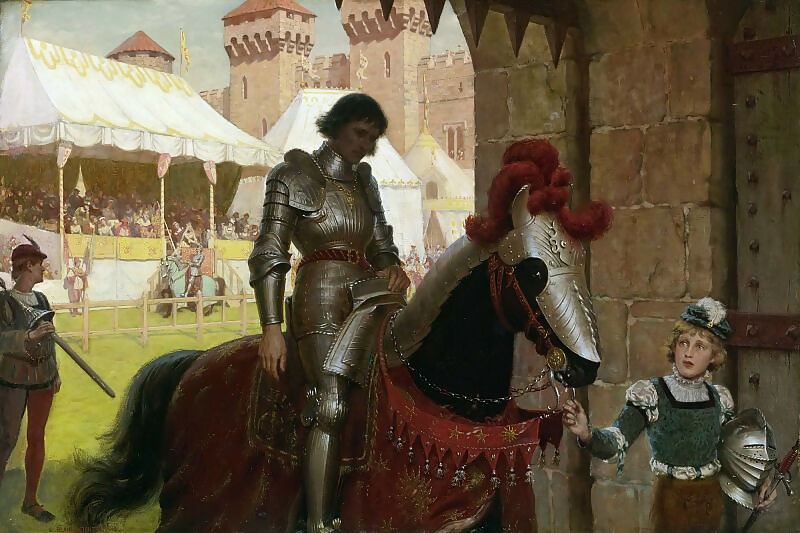 Edmund Blair Leighton – The Vanquished 50X40 Canvas