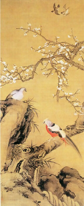 Chinese Artists of the Middle Ages (慈禧 - 花卉图) – Ci Xi 140x187 Canvas