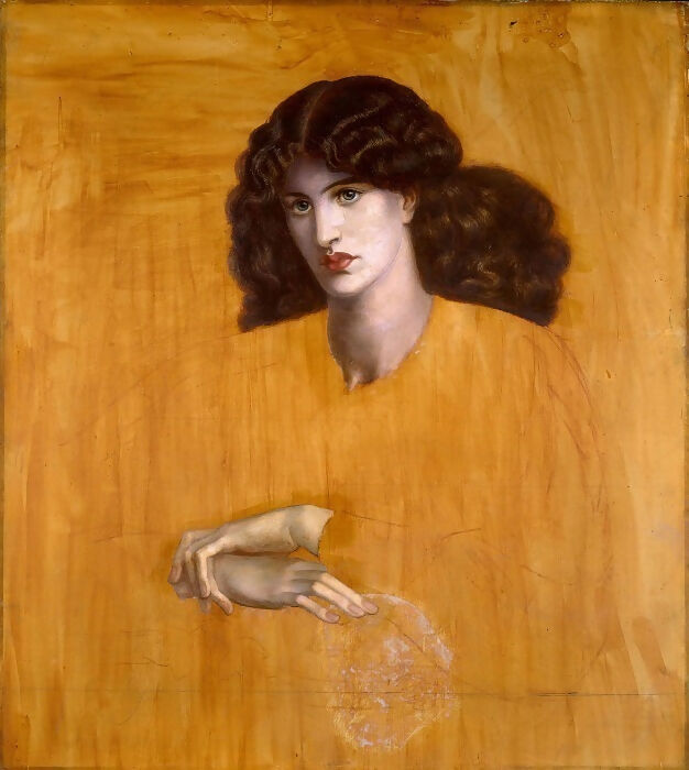 Dante Gabriel Rossetti - Lady of Pity 50X40 Canvas