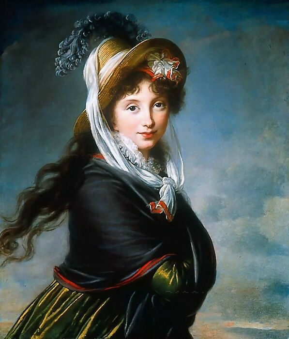 Elisabeth-Louise Vigée-Lebrun – Portrait of a Young Woman 70x100 Canvas