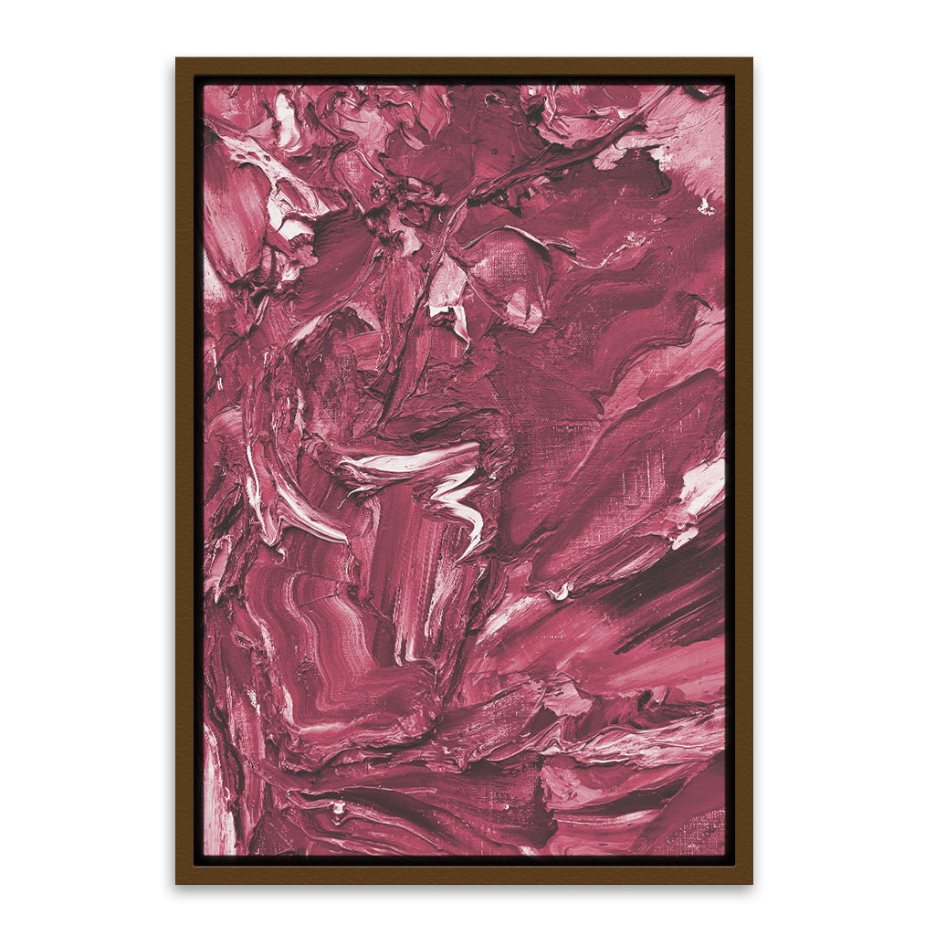 Red Paint Brown Canvas frame acrylic canvas Frames