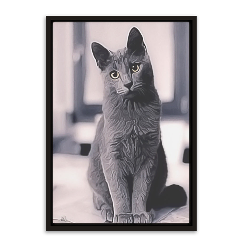 Cat Black Canvas frame acrylic canvas Frames