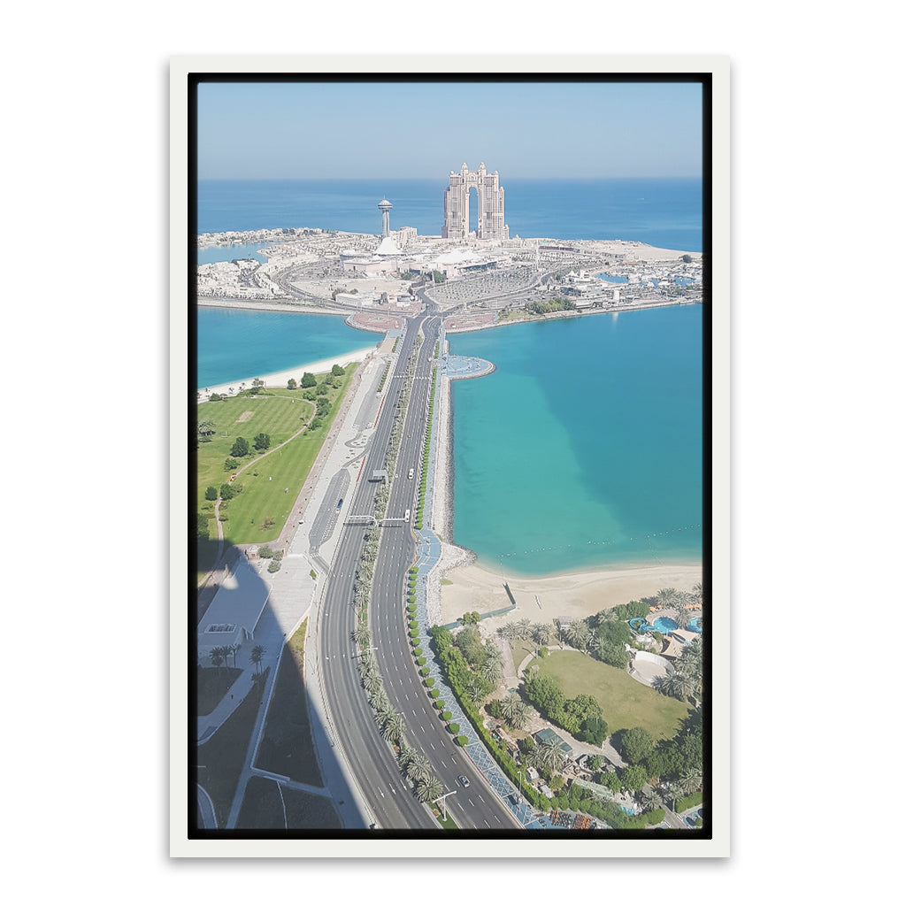 Island View White Canvas frame acrylic canvas Frames