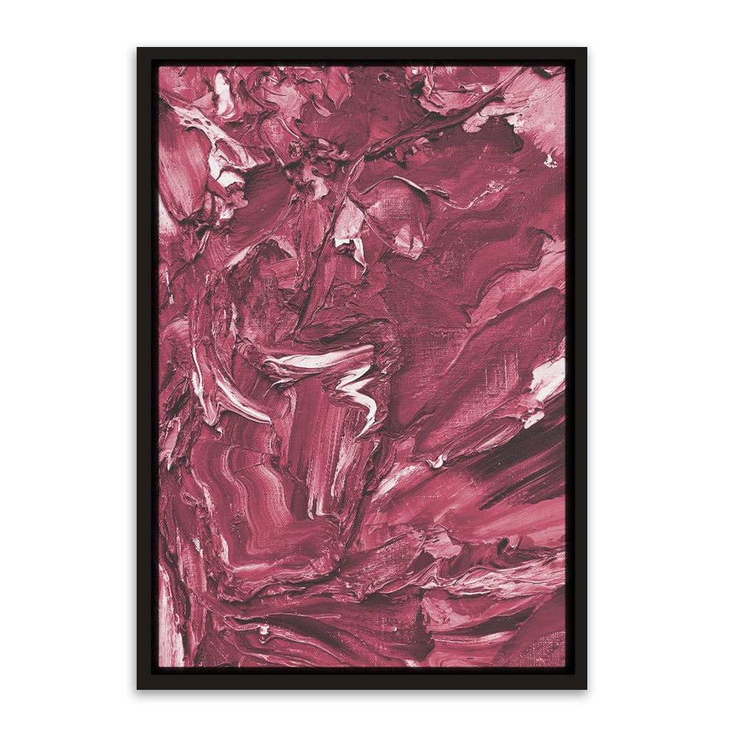 Red Paint Black Canvas frame acrylic canvas Frames