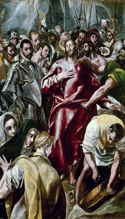 El Greco - The Disrobing of Christ 50X40 Canvas