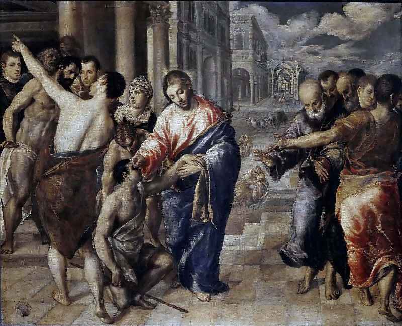 El Greco - Healing of the Blind Man